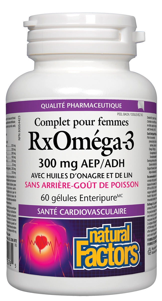 RxOmega-3 (pour femmes) 60gel