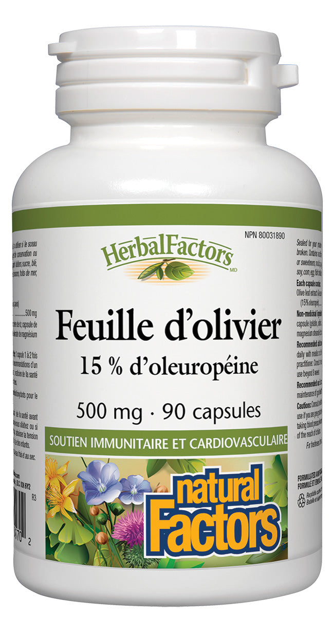 Feuille d'olivier 500mg 90caps