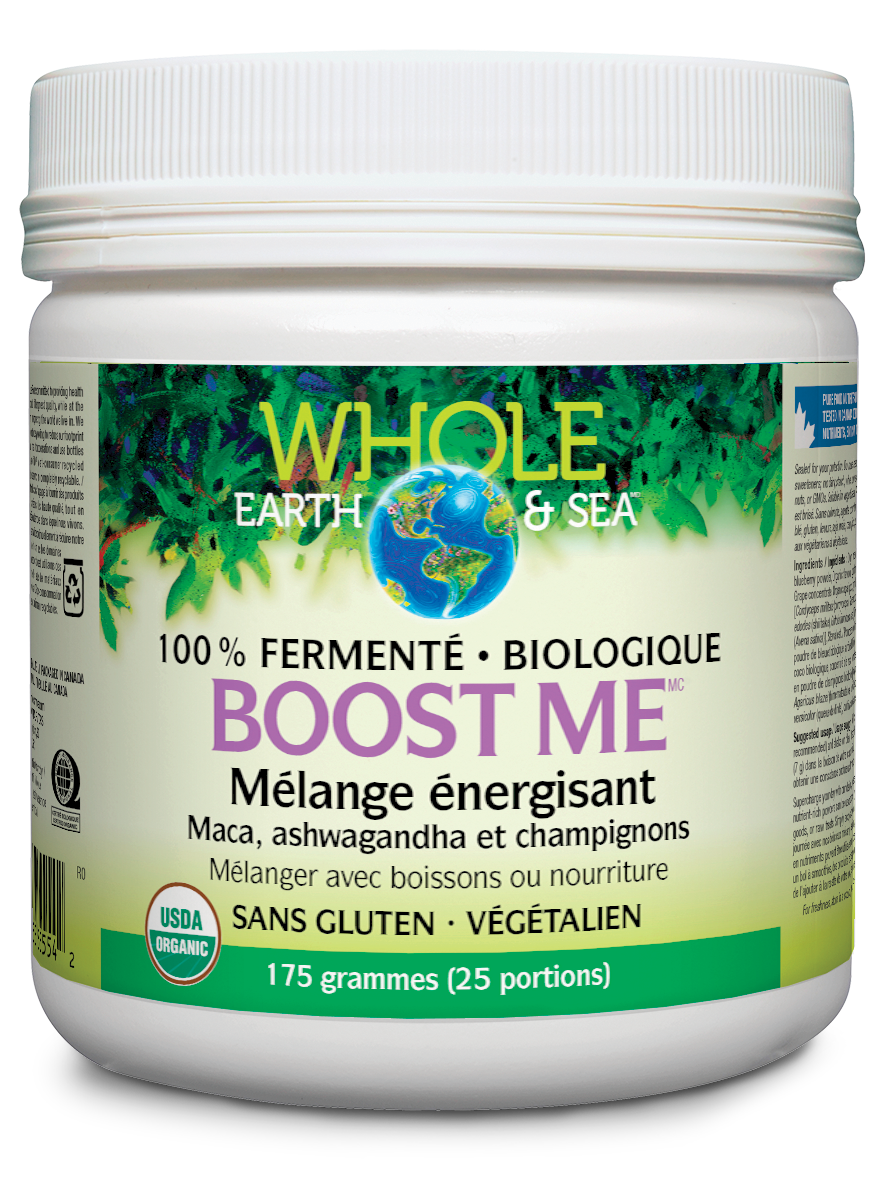 Mélange énergisant boost me (maca / ashwangandha / champignons) 175g