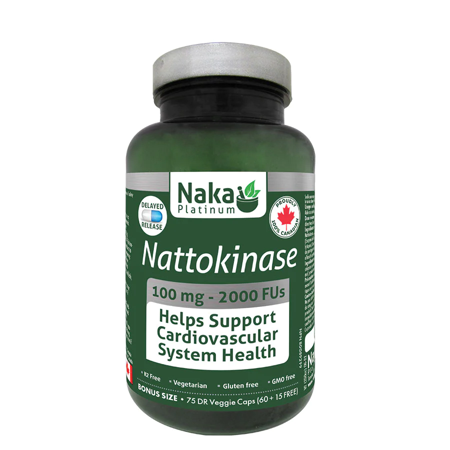 Nattokinase 100mg   Bonus  60+15vcaps