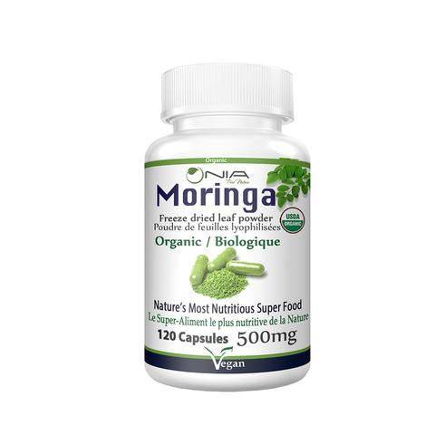 Moringa 500mg organic 120caps