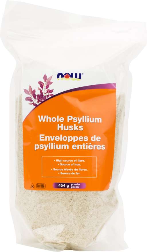 Écorces de psyllium entières (sac) 454g