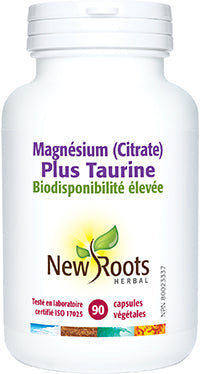 Magnésium citrate et taurine  90caps