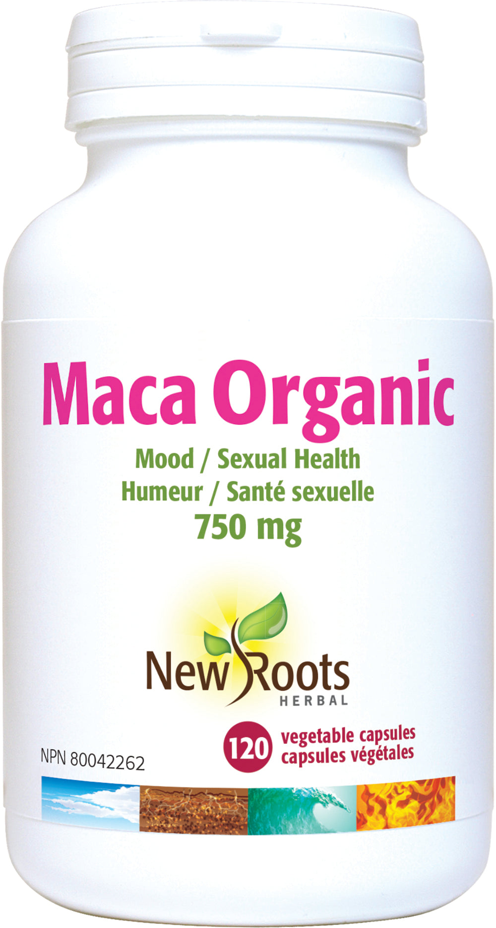 Maca Organic 750mg 120caps