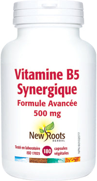 Vitamine B5 500mg synergistic  180caps