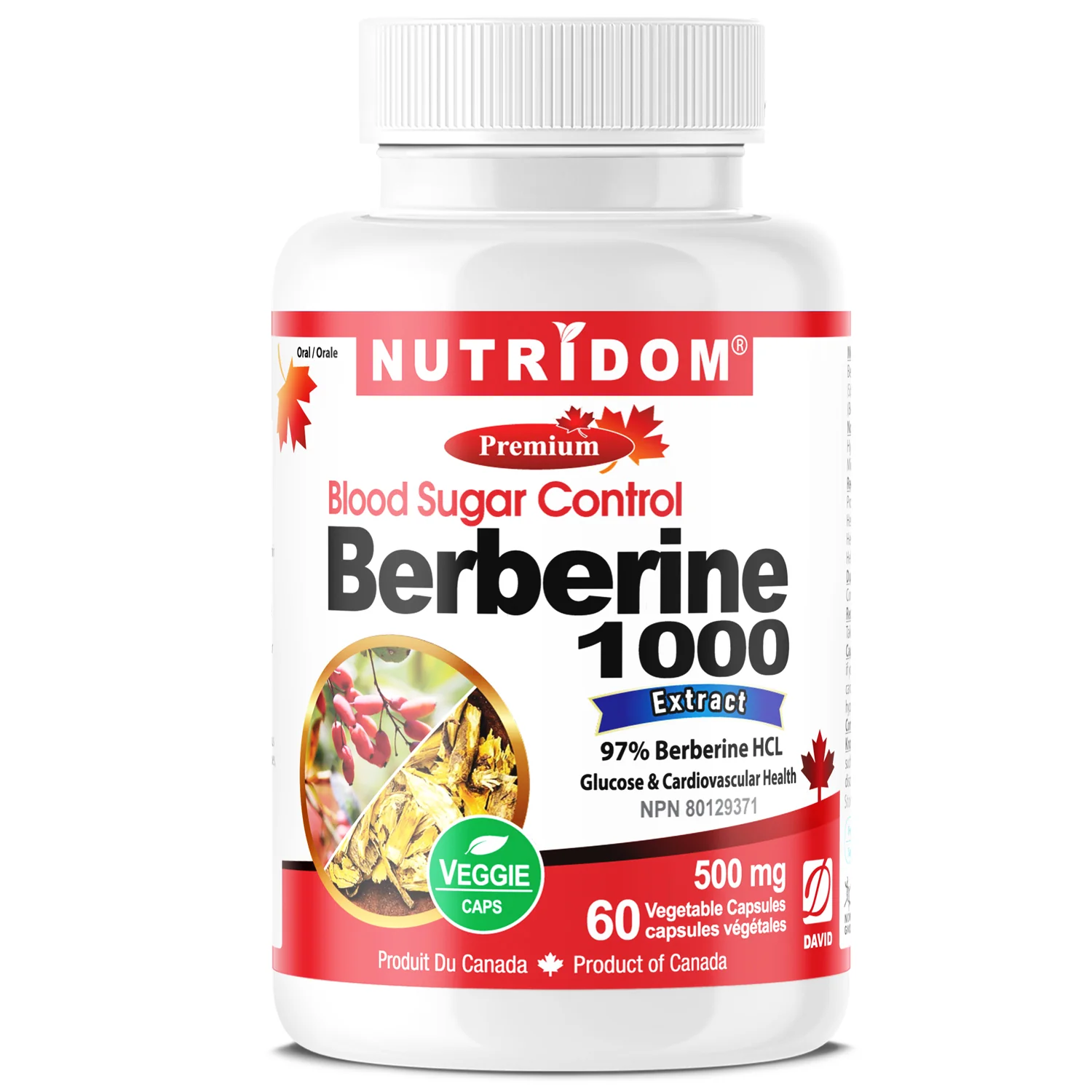 Berberine 1000 60vcaps