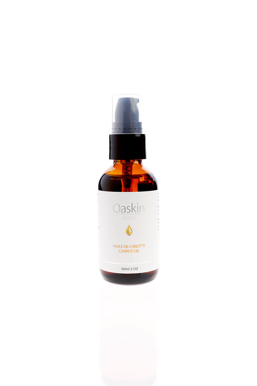 Organic carrot oil (gives radiance) 50ml