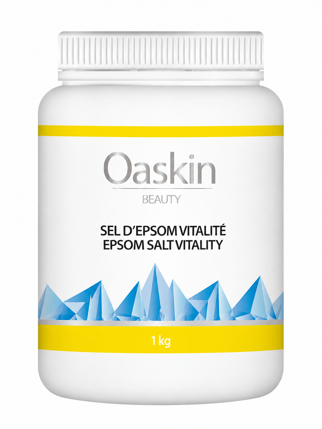 Sel d'Epsom vitalité (citron, bergamote, romarin) 1kg