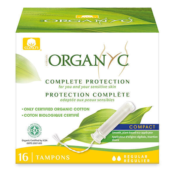 Regular tampons (with compact applicator) 16un