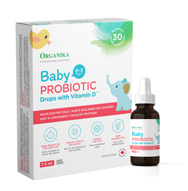 Baby probiotic drops with vitamin D (0-3 years) 7.5ml