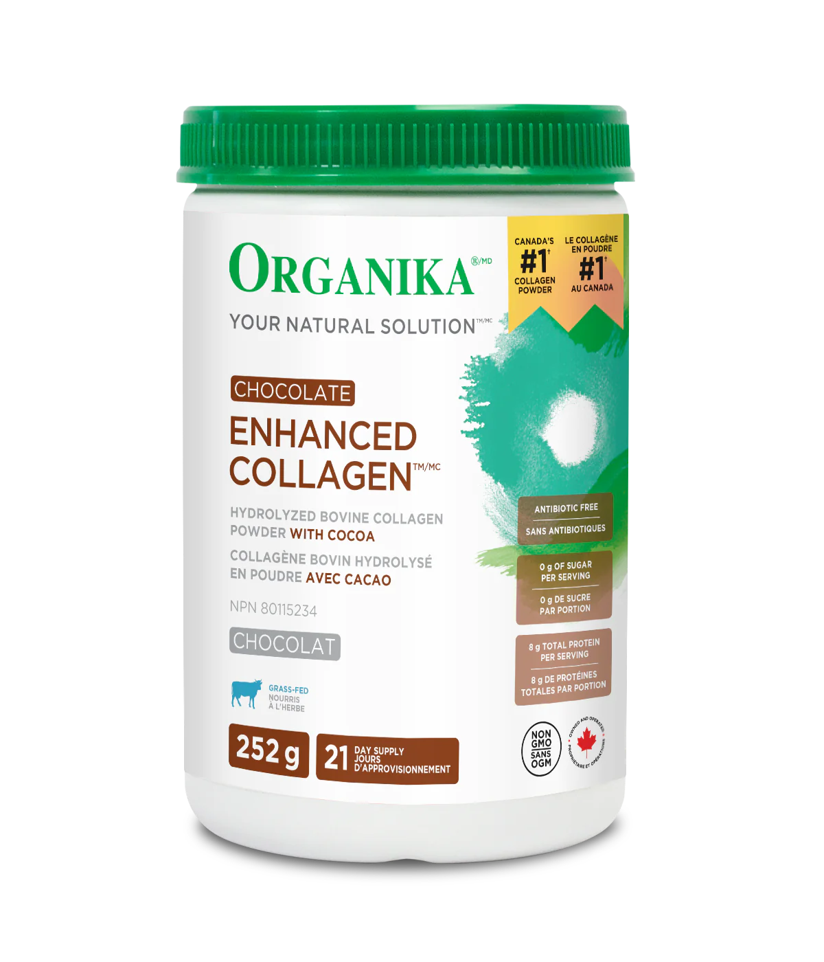 Hydrolyzed bovine collagen with cocoa 252g