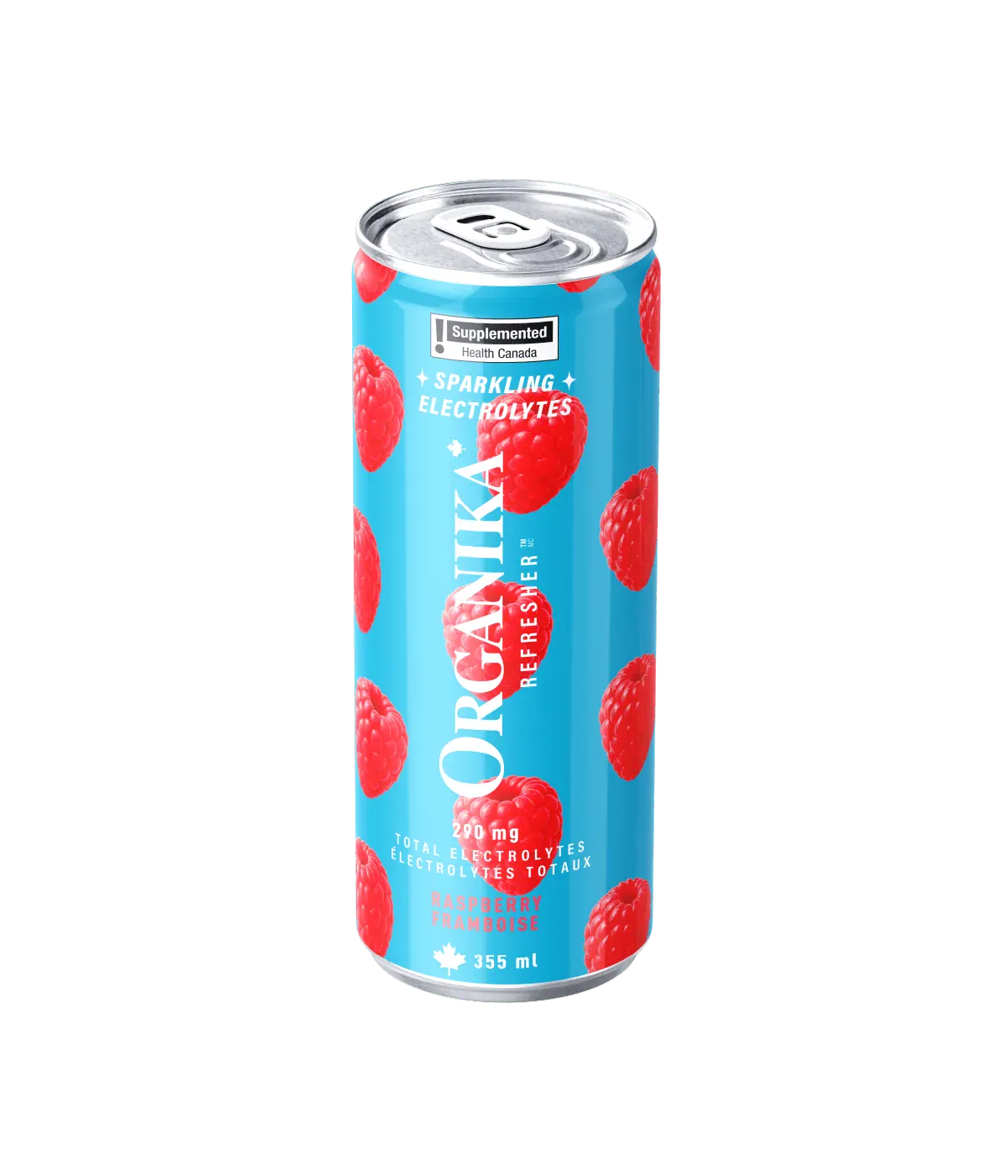 Électrolytes pétillants (framboise) 355ml