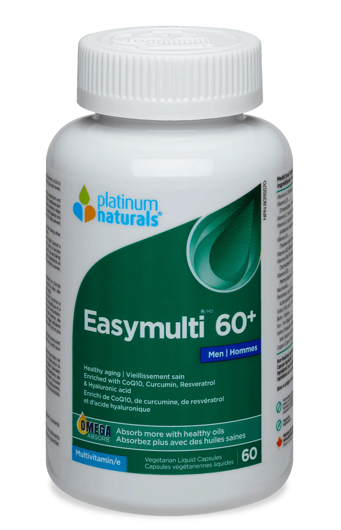 Easymulti 60+ (pour hommes) 60vcaps