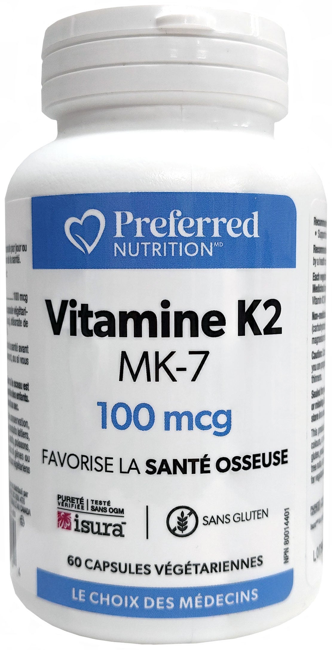 Vitamin K2 (100mcg vegetarian) 60vcaps