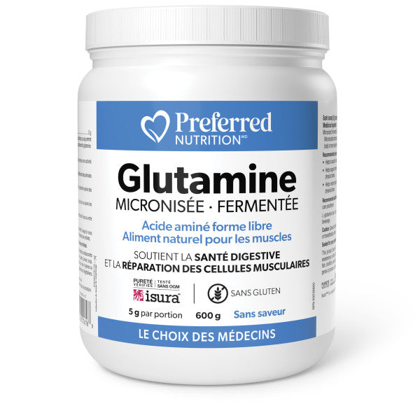 Glutamine micronisé fermenté sans-saveur (5g) 500g