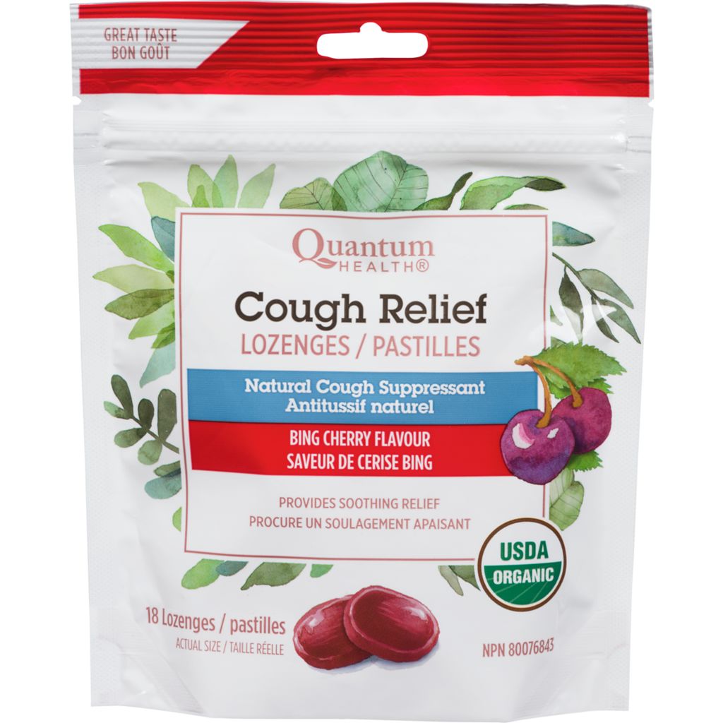 Organic anti-cough tablets (bing cherry flavor) 18past.