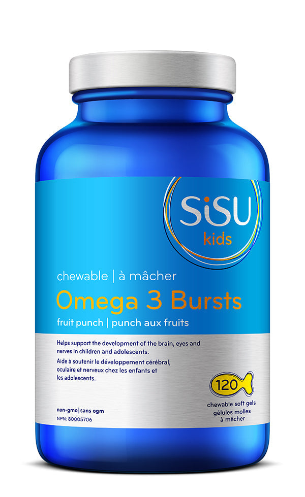 Omega3 bursts (enfants-gélules à mâcher poissons fruités) 120gel