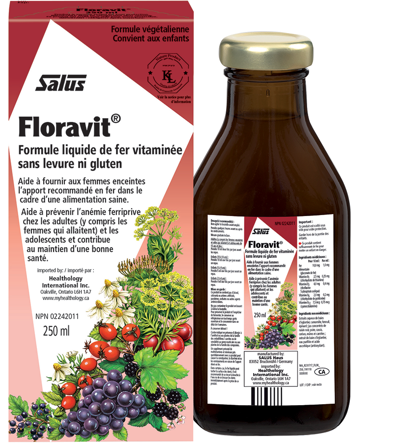 Floravit (formule liquide de fer vitaminée) 250ml