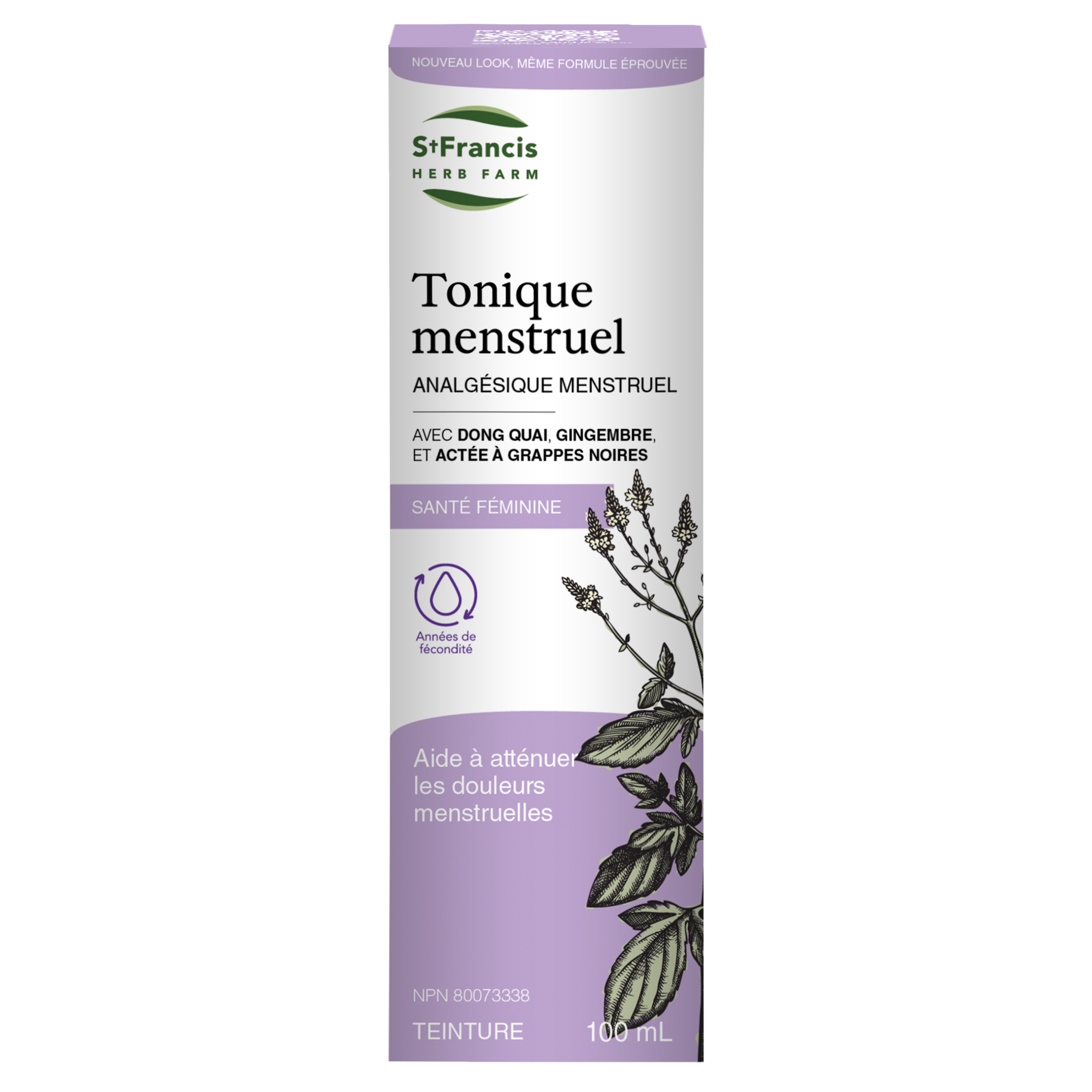 Formule au Dong Quai (tonique pour les règles) teinture 100ml