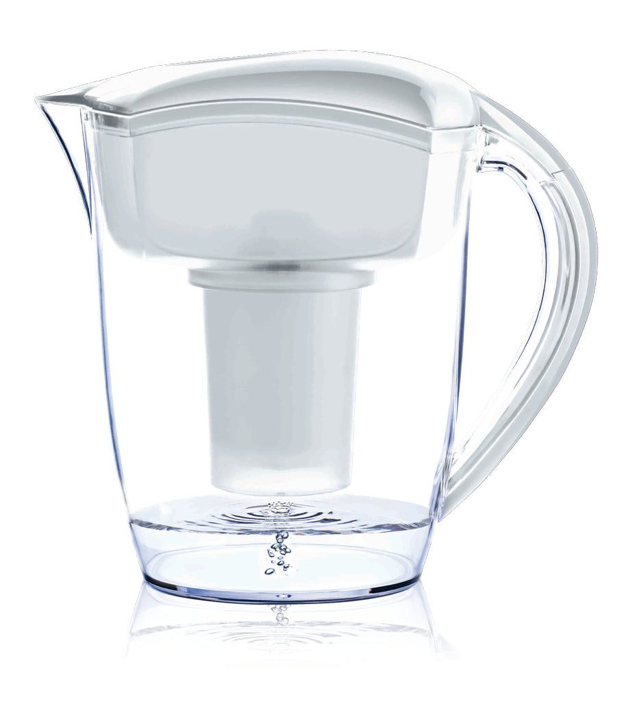 White Alkaline Pitcher 1un