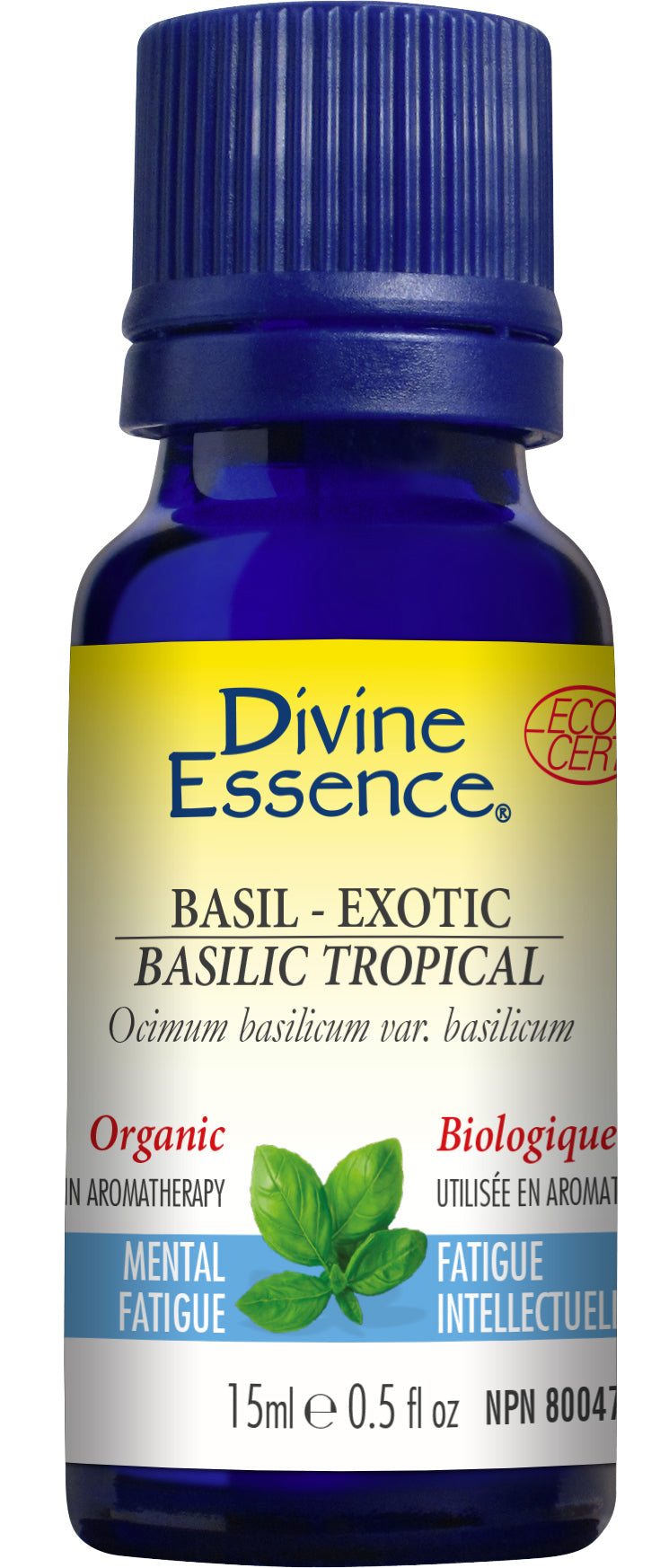 Huile essentielle basilic tropical bio 15ml