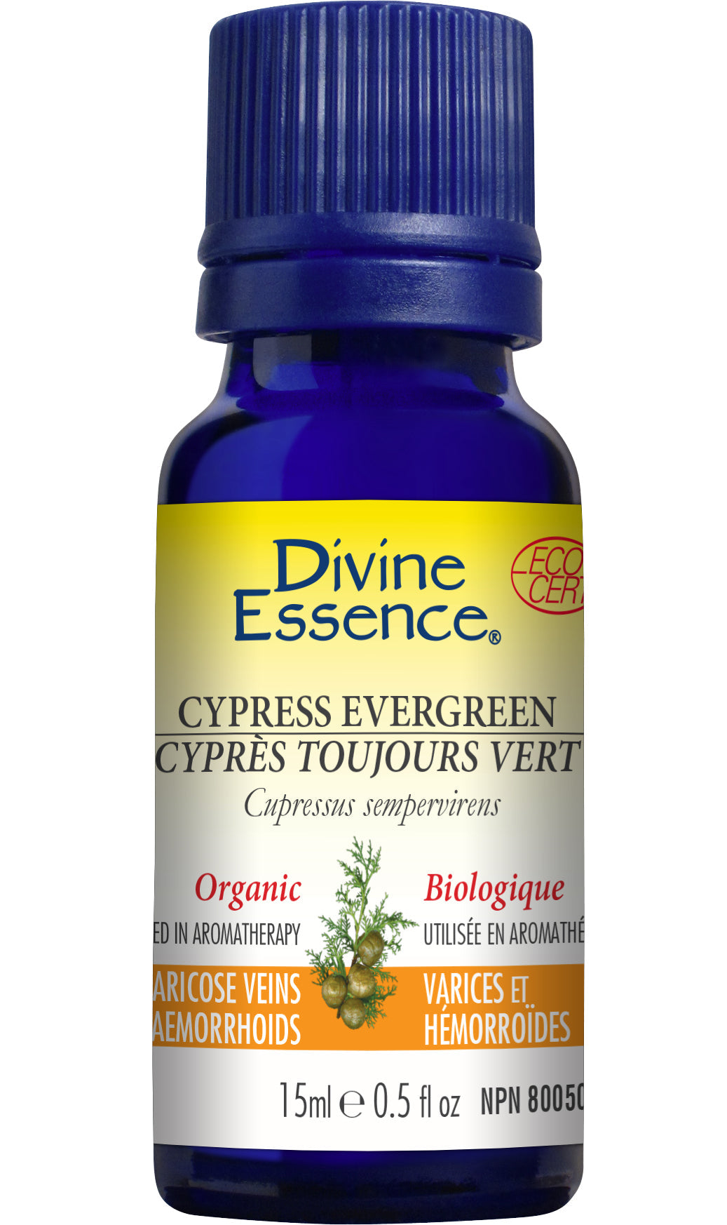 Organic essential oil - Evergreen Cypress 15ml