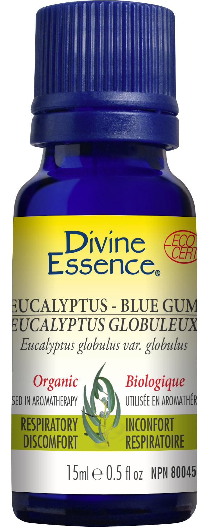 Organic essential oil - Globular Eucalypyus 15ml