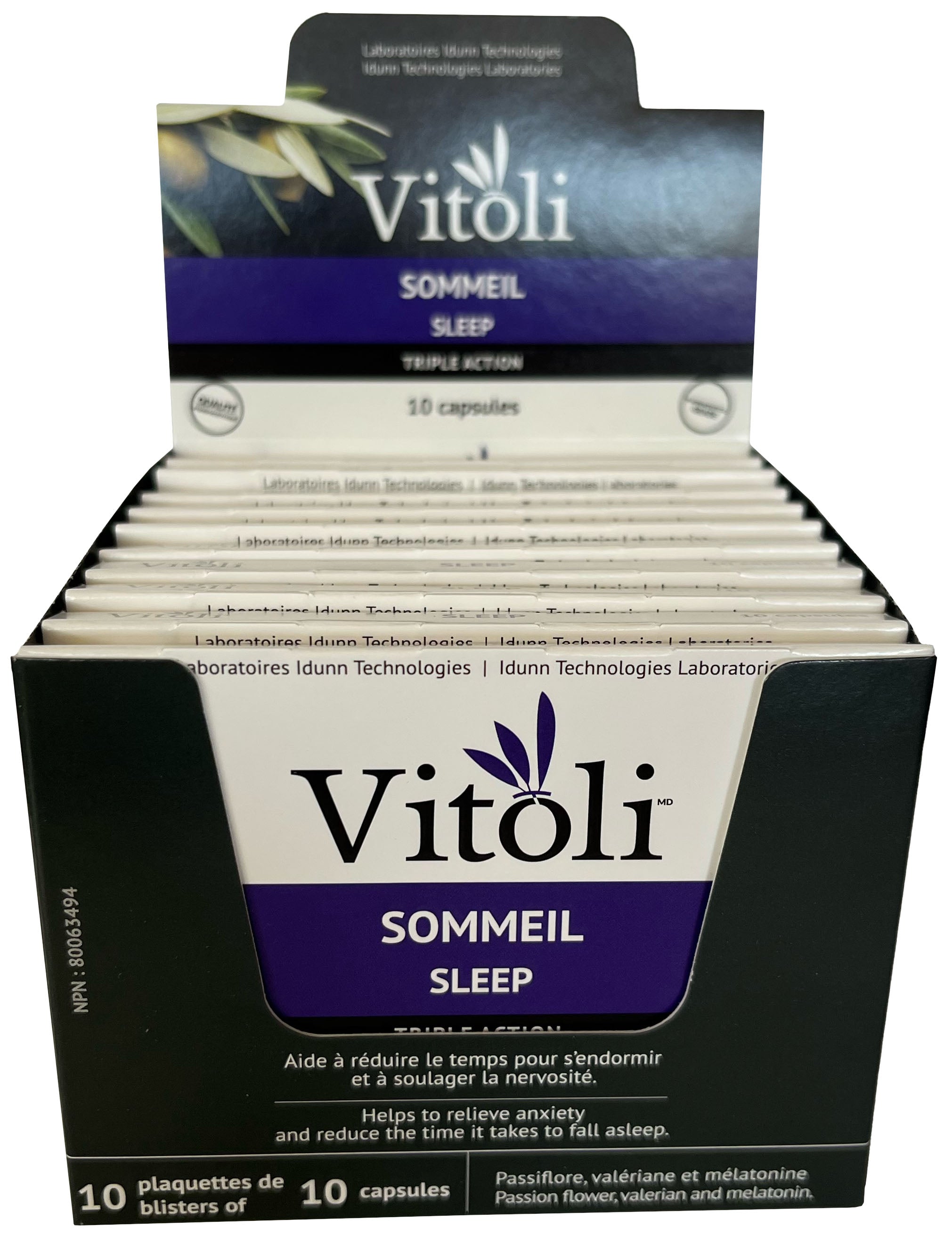 Sommeil (blister) 10x10caps