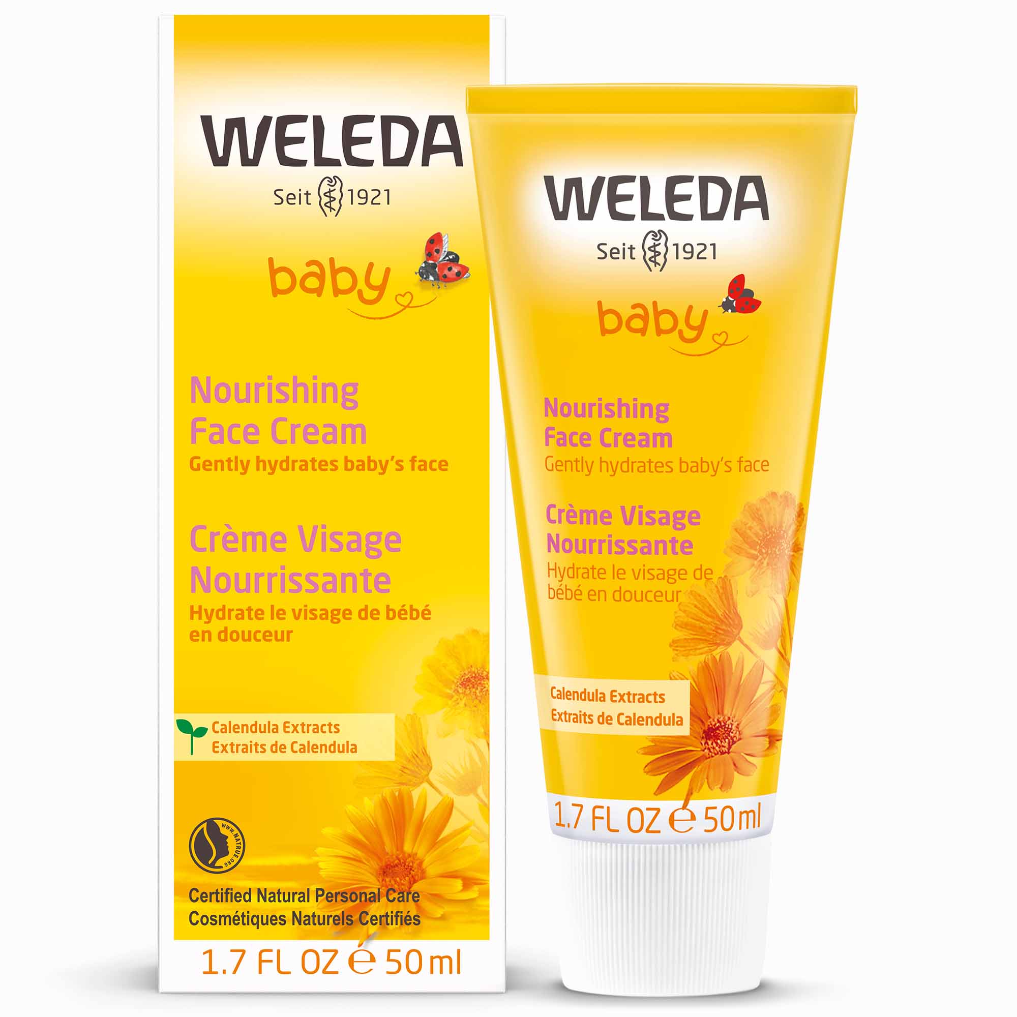 Crème visage au calendula 50 ml