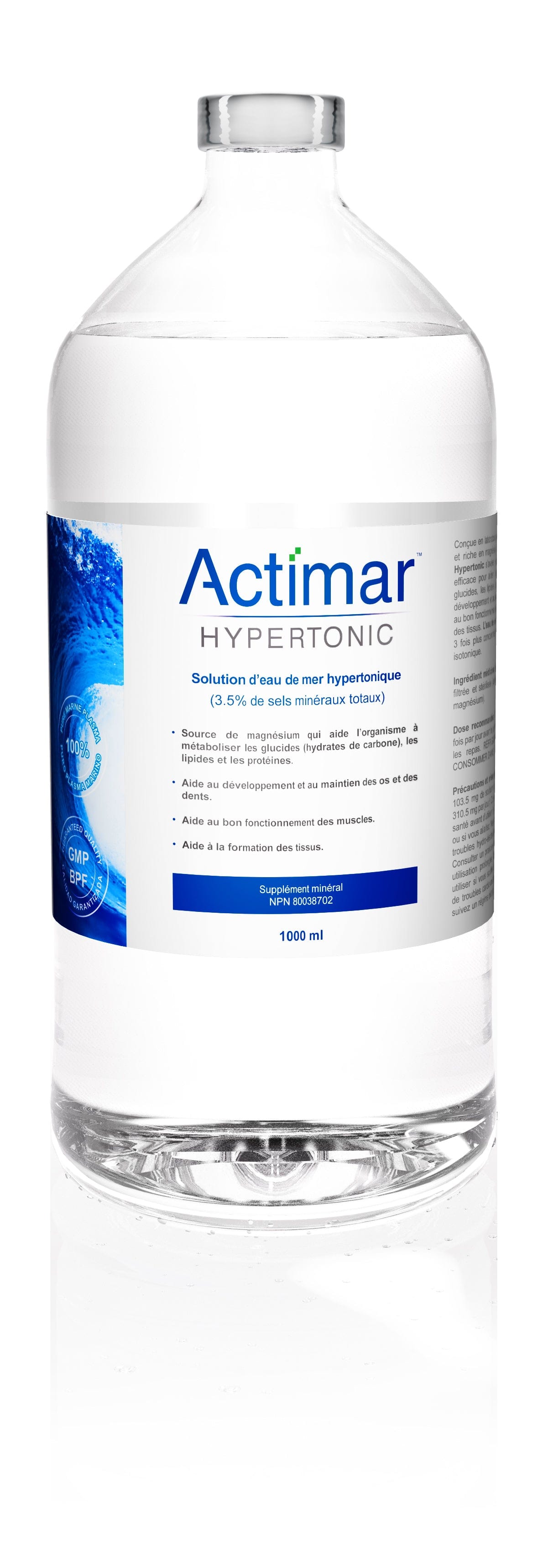 ACTIMAR Suppléments Hypertonic 1000ml