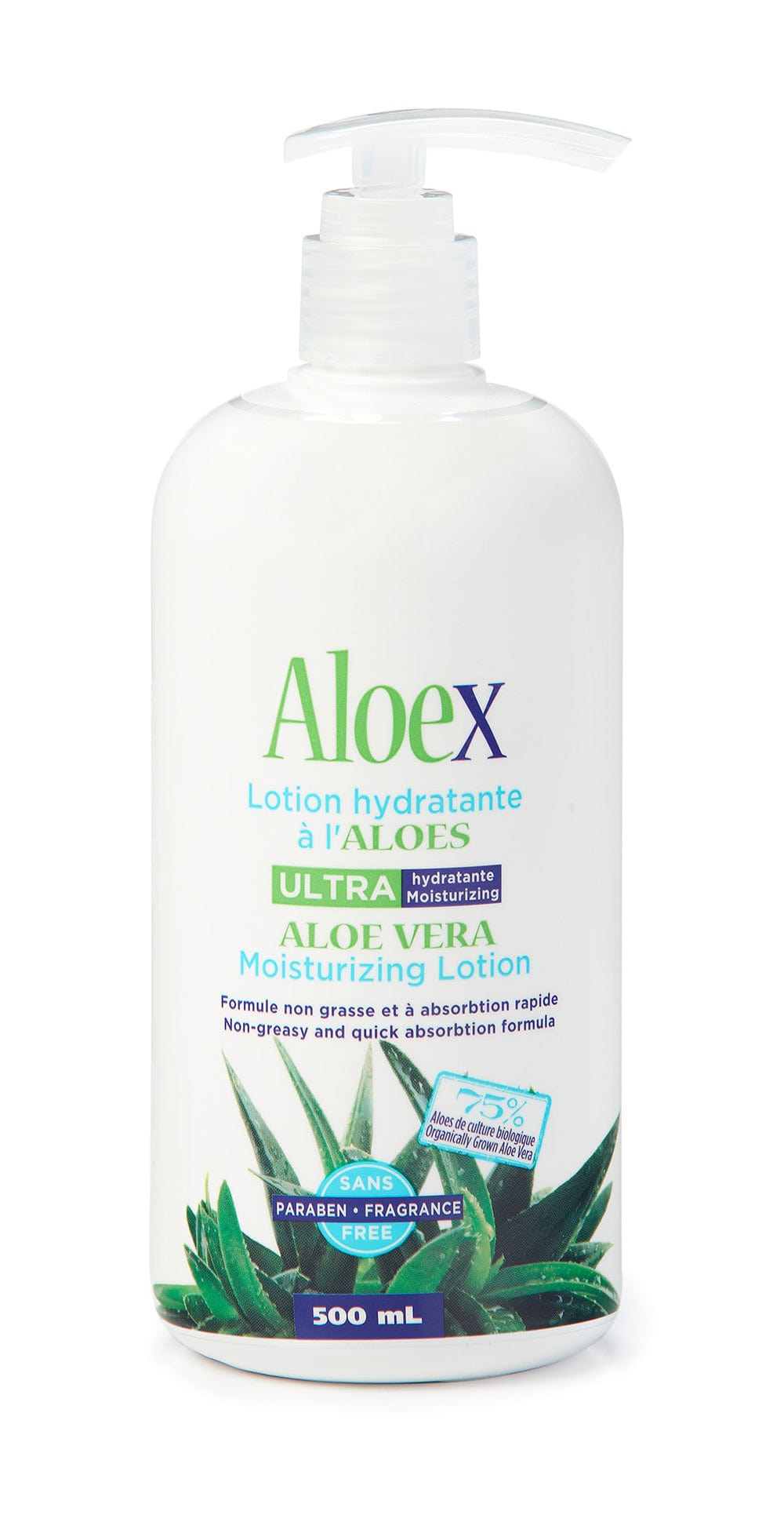 ALOEX PRODUITS D'ALOÈS Soins & beauté Lotion hydratante à l'aloès (remplace lait corporel) 500ml