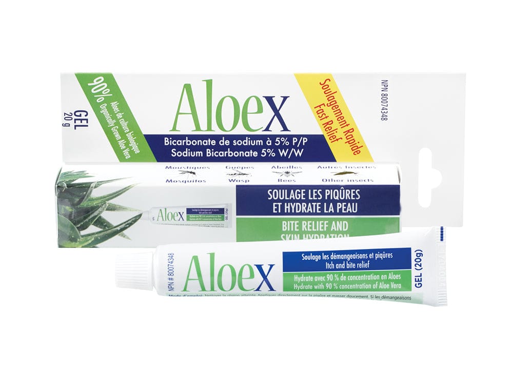 ALOEX PRODUITS D'ALOÈS Suppléments Gel (soulage les piqûres et hydrate la peau) 20g