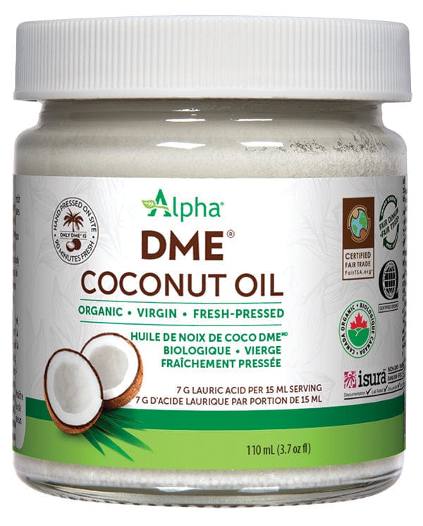 ALPHA HEALTH épicerie Huile de coco vierge originale bio 110ml