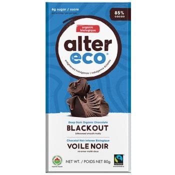 ALTER ECO Épicerie Chocolat voile extrême noir 90% bio 75g