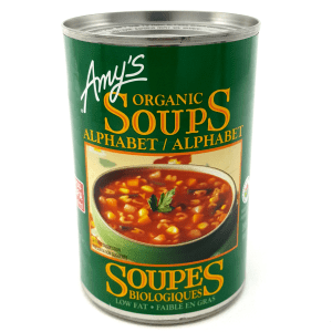 AMY'S Épicerie Soupe alphabets bio 398ml
