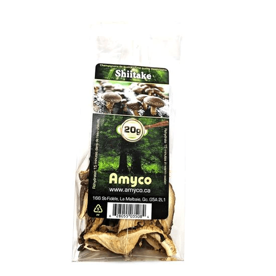AMYCO Épicerie Champignon shitake déshydraté 20g