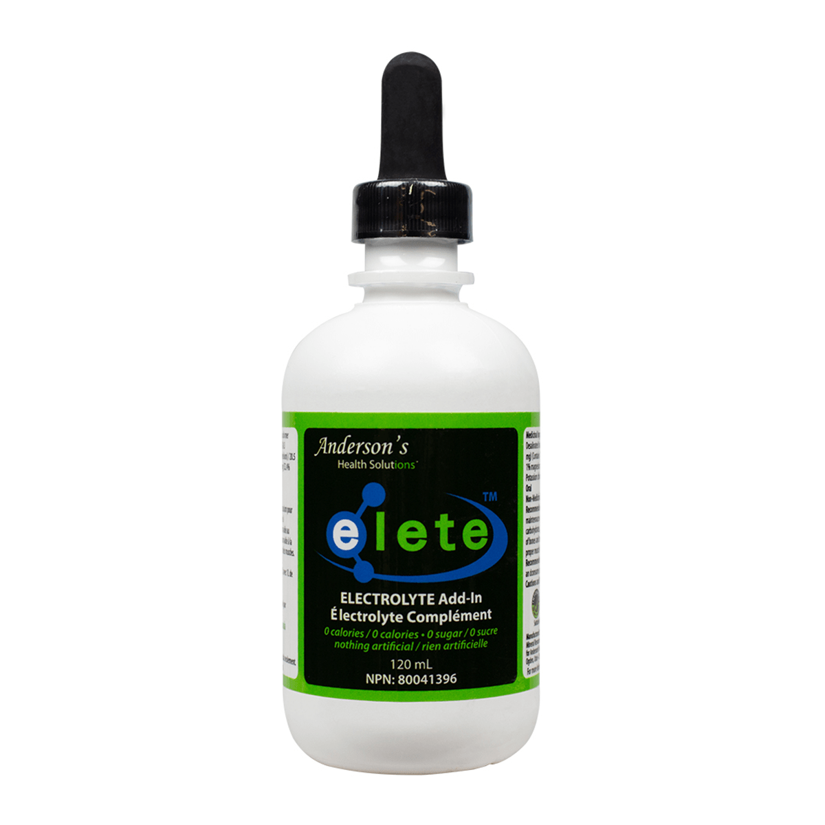 ANDERSON'S HEALTH SOLUTIONS suppléments Elete electrolytes add-in 120ml