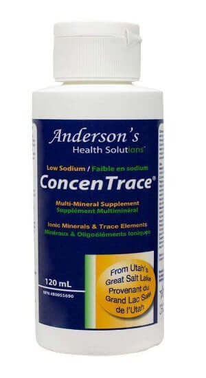 ANDERSON'S HEALTH SOLUTIONS suppléments Minéraux et oligo concentrace 120ml