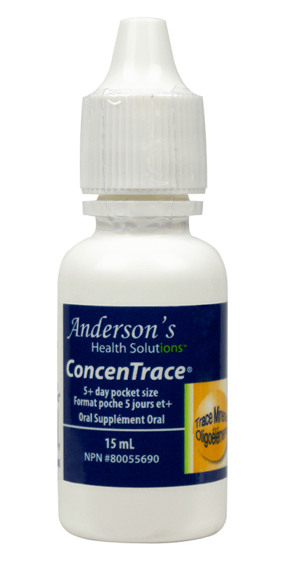 ANDERSON'S HEALTH SOLUTIONS suppléments Minéraux et oligo concentrace 15ml