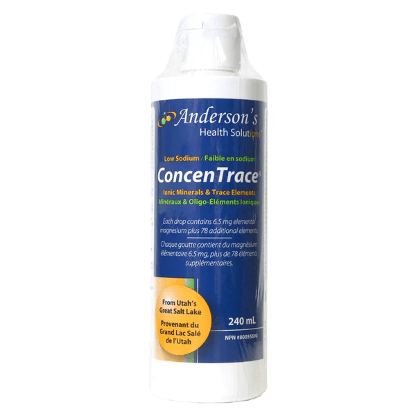 ANDERSON'S HEALTH SOLUTIONS suppléments Minéraux et oligo concentrace 240ml