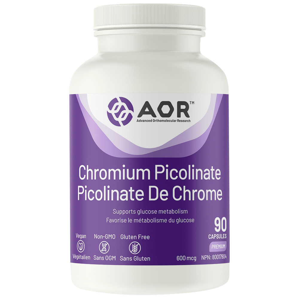 AOR Suppléments Picolinate de chrome 90caps