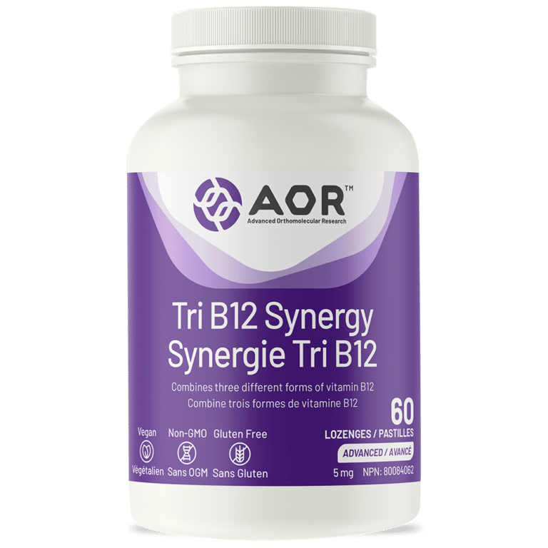 AOR Suppléments Synergie TriB12 60pastilles