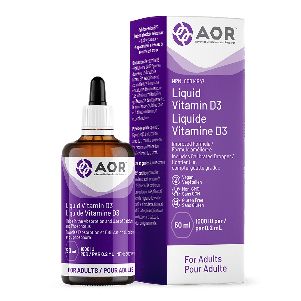 AOR Suppléments Vitamine D3 50ml