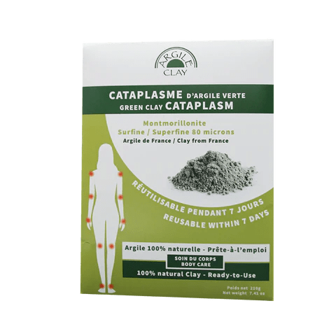ARGILE CLAY Suppléments Argile verte pour cataplasme 210g