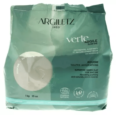 ARGILETZ Suppléments Argile verte superfine  1kg