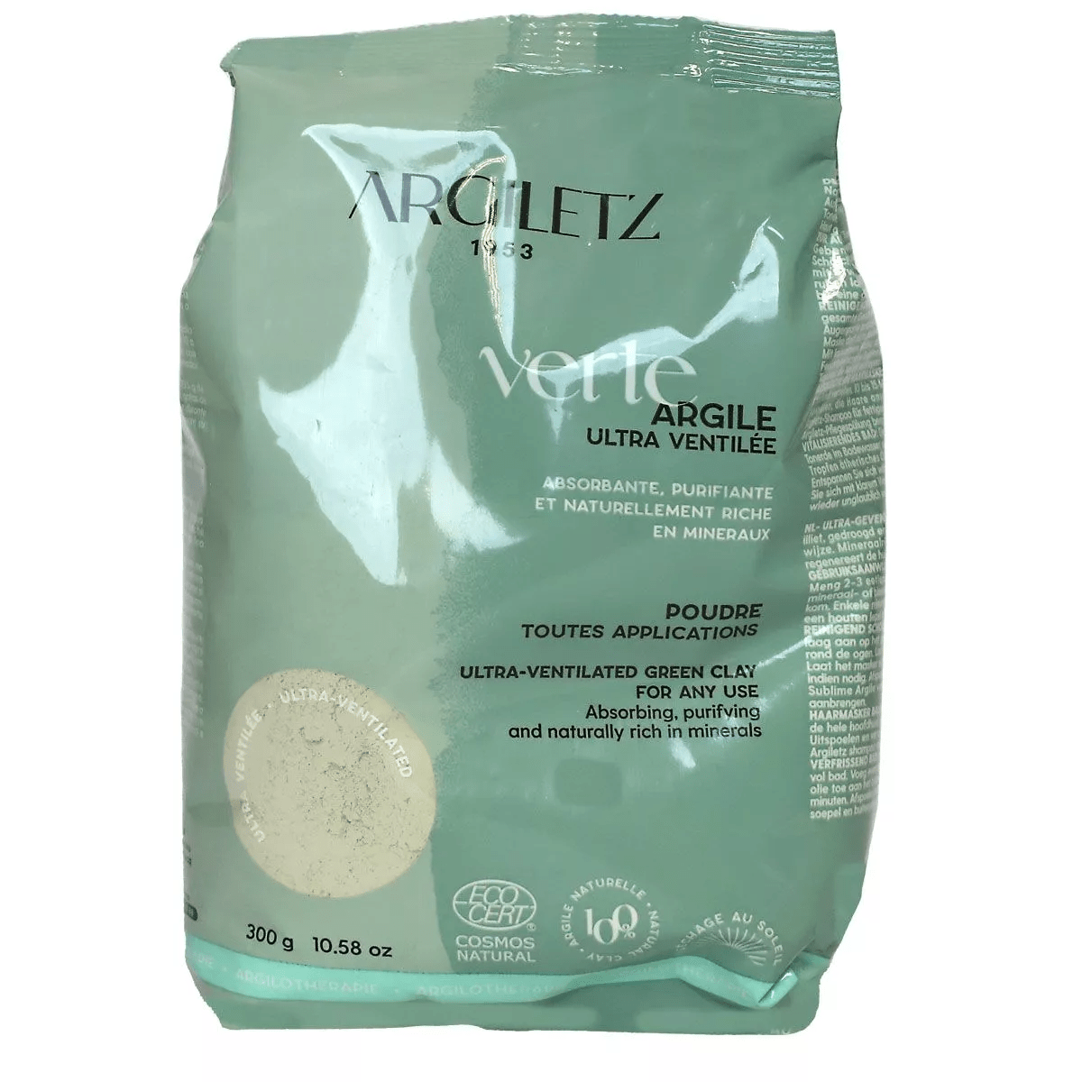 ARGILETZ Suppléments Argile verte ultra-ventilée 300g