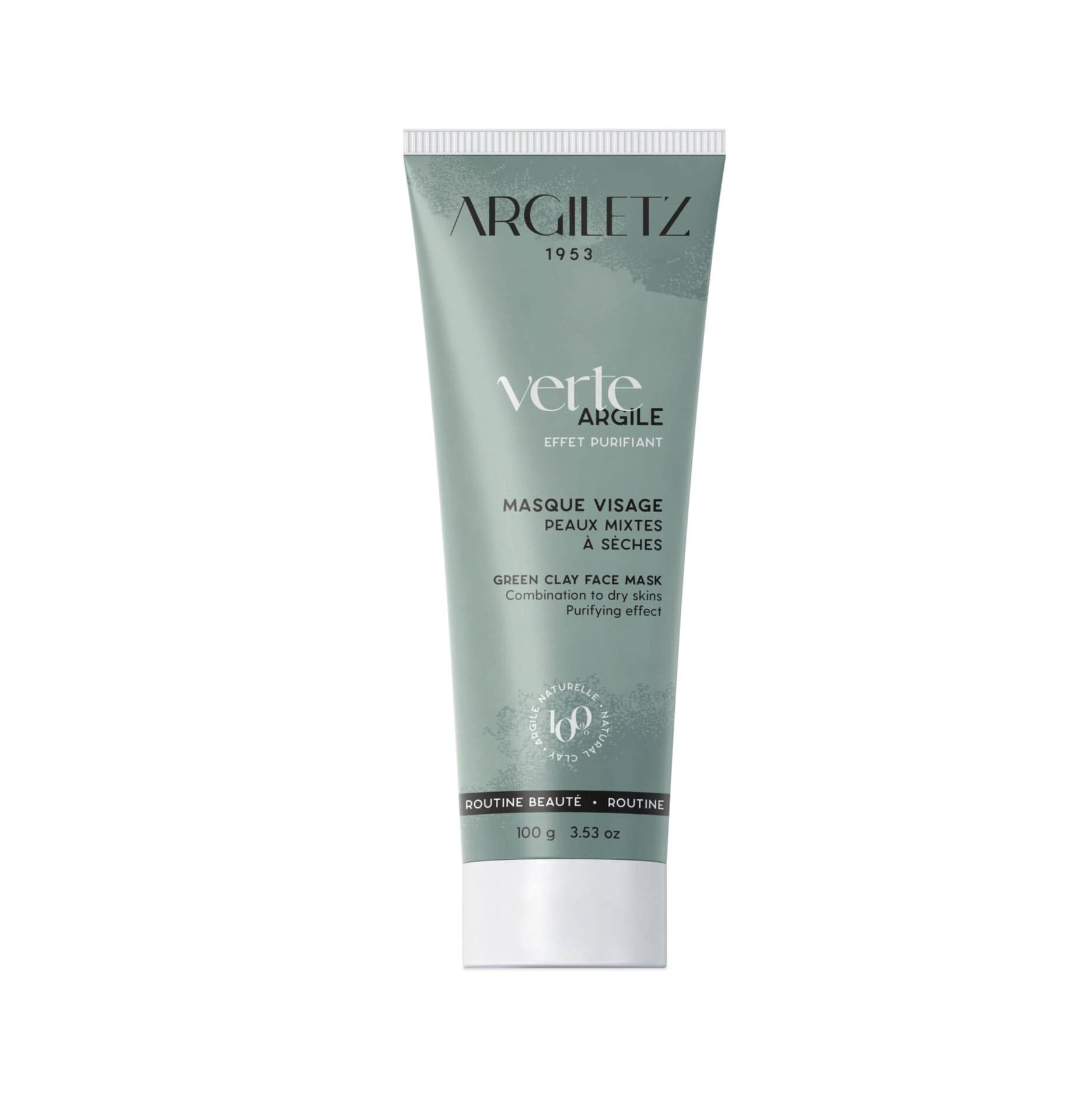 ARGILETZ Suppléments Masque argile verte (visage, peau mixte à sèche) 100g