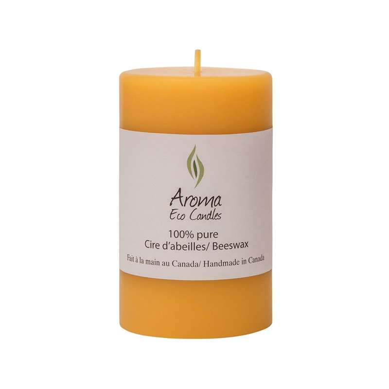 AROMA ECO CANDLES Épicerie Chandelle cire d'abeilles 100% pure (un)