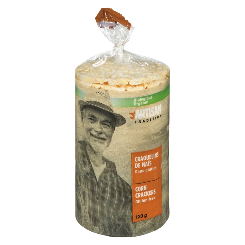 ARTISAN Épicerie Craquelins de maïs biologiques 120g
DATE DE PÉREMPTION : 1 OCTOBRE 2025