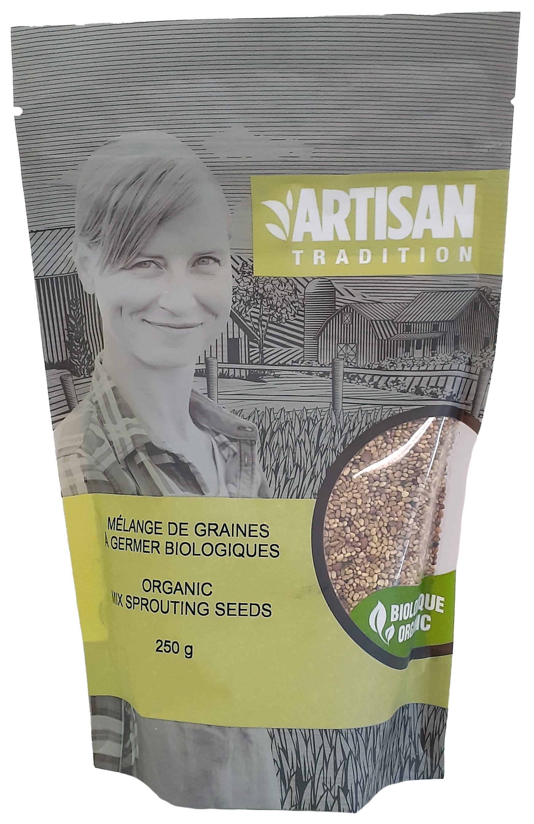 ARTISAN Épicerie Mélange de graines à germer bio 250g